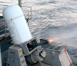 USS JFK was armed with two 20mm Phalanx MK15 CIWS 