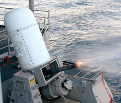 USS JFK was armed with two 20mm Phalanx MK15 CIWS